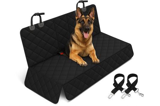 PupShield Waterproof Dog Car Seat Cover – Non-Slip, Universal Fit, Black